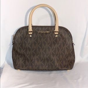 Micheal Kors| Brown Monogram Shoulder Bag
